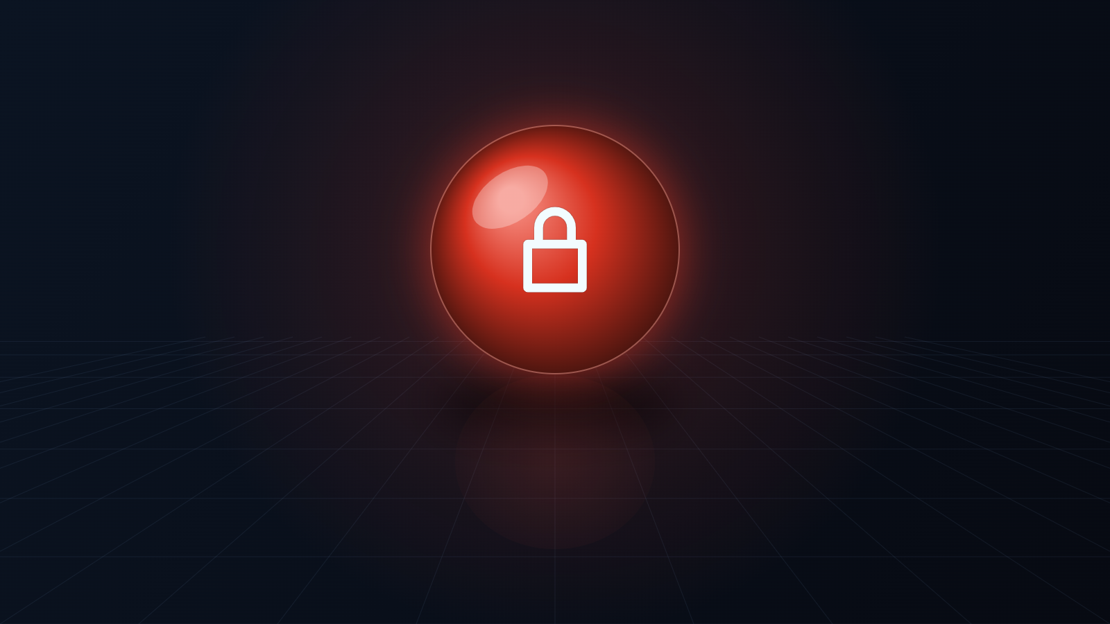 3D-illustration: Ransomware-skydd